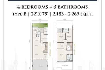 Laman Citra Gelang Patah Double Storey Terrace 22x75 Original Brand New G&G