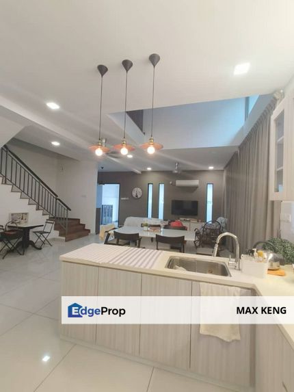 Adda Heights Grey Stones Double Storey Cluster 34x70 Renovated Furnished G&G, Johor, Johor Bahru