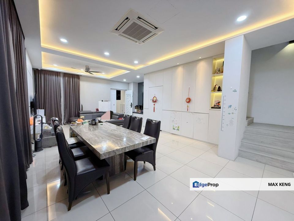 Bandar Cemerlang Double Storey Cluster 32x80 Fully Renovated Furnished G&G, Johor, Ulu Tiram