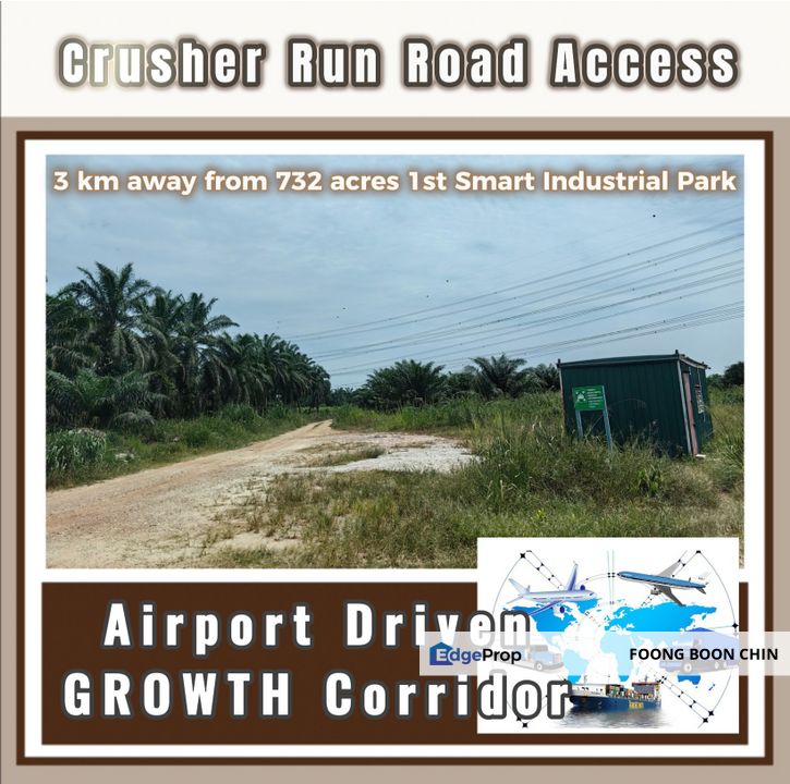 7.6 acres industrial zone land for Sale @ Sepang with ready road, Selangor, Kuala Langat