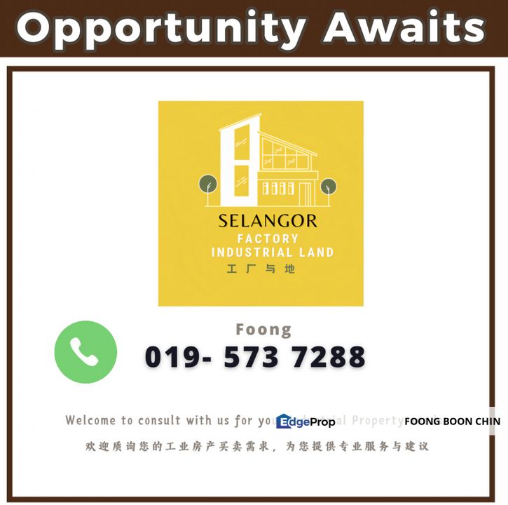 7.6 acres industrial zone land for Sale @ Sepang with ready road, Selangor, Kuala Langat