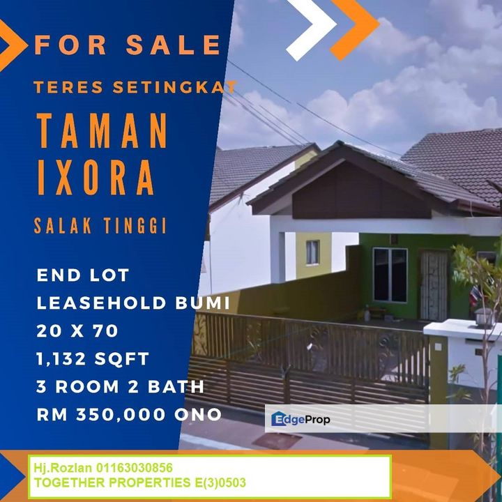 Taman Ixora Salak Tinggi For Sale Rm350 000 By Hj Rozlan Bin Hj Yaacob Edgeprop My