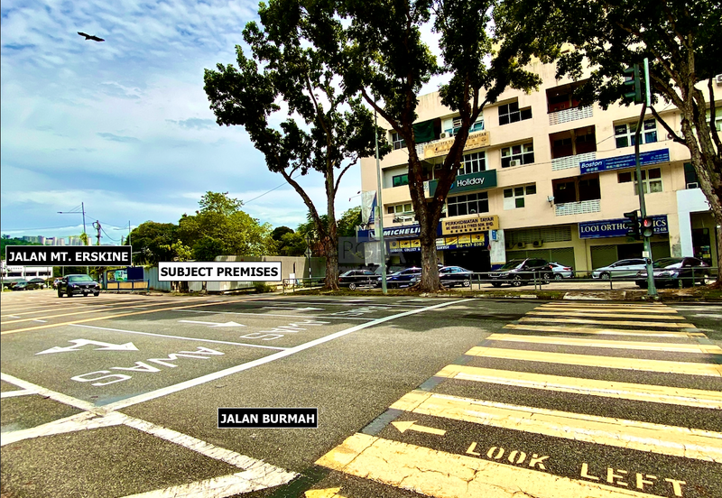 A CORNER commercial land on Jalan Burmah and Jalan Bagan Jermal in George Town.