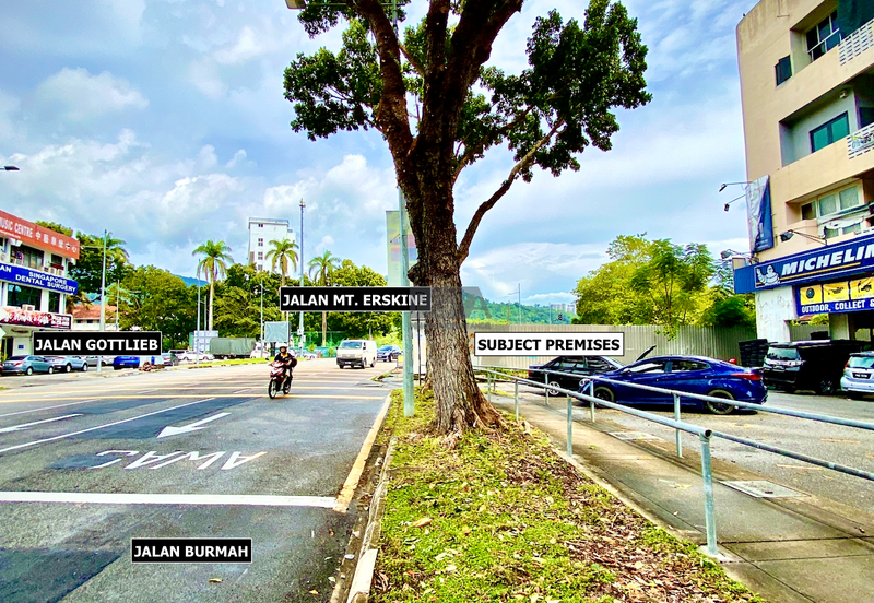 A CORNER commercial land on Jalan Burmah and Jalan Bagan Jermal in George Town.