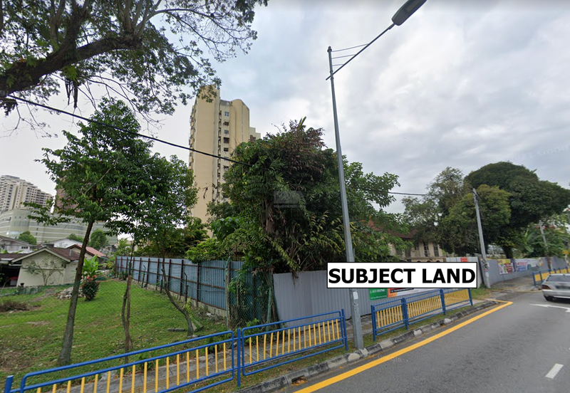 A CORNER commercial land on Jalan Burmah and Jalan Bagan Jermal in George Town.