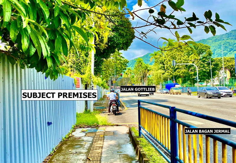 A CORNER commercial land on Jalan Burmah and Jalan Bagan Jermal in George Town.