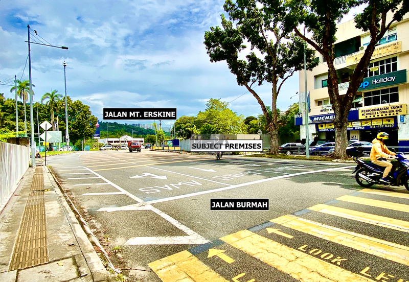 A CORNER commercial land on Jalan Burmah and Jalan Bagan Jermal in George Town.