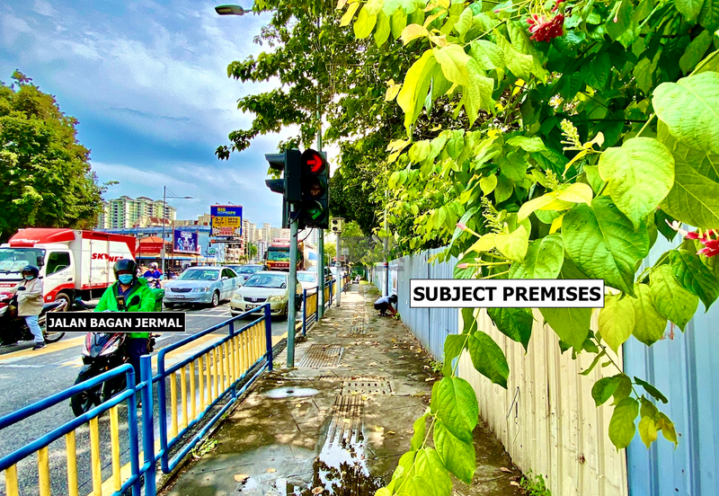 A CORNER commercial land on Jalan Burmah and Jalan Bagan Jermal in George Town.