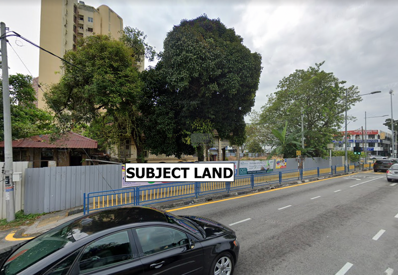 A CORNER commercial land on Jalan Burmah and Jalan Bagan Jermal in George Town.