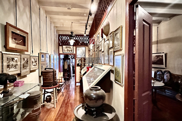 Heritage Shophouse on Armenian Street in George Town UNESCO World Heritage Site.