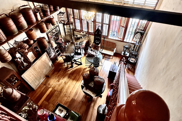 Heritage Shophouse on Armenian Street in George Town UNESCO World Heritage Site.