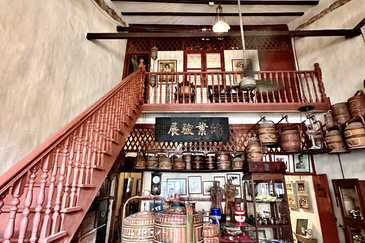 Heritage Shophouse on Armenian Street in George Town UNESCO World Heritage Site.