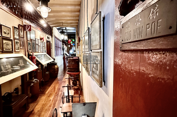 Heritage Shophouse on Armenian Street in George Town UNESCO World Heritage Site.