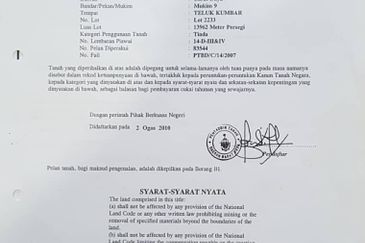 8.289ac Freehold Land in Teluk Kumbar