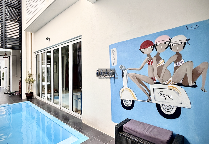 Andorra Pool House in Seri Tanjung Pinang.