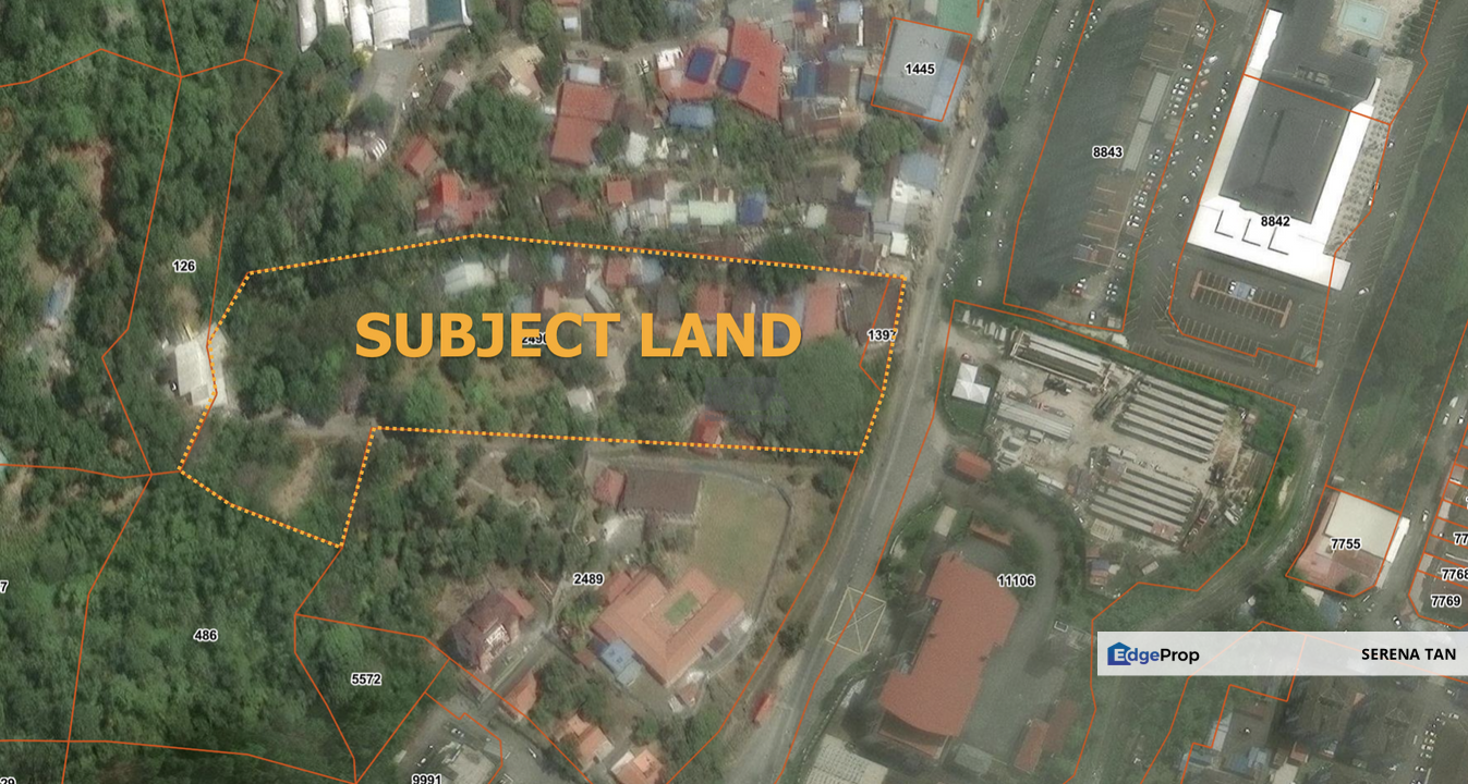 4.31-acre Prime Freehold Land with Main Road Frontage — Paya Terubong., Penang, Georgetown