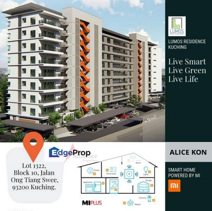 Limited New Units Lumos Residence Jln OngTiangSwee, Sarawak, Kuching