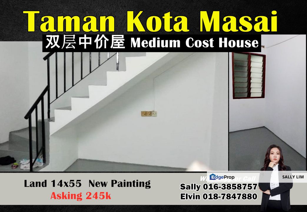 Kota Masai Double Storey Medium Cost House New Paint Unit for Sale