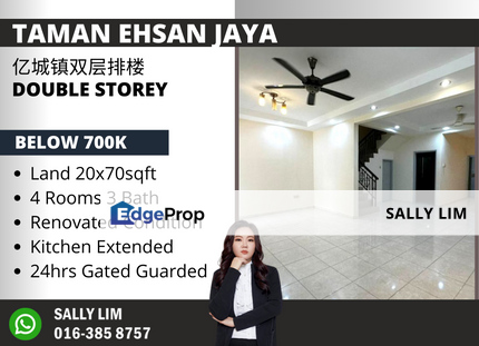 Taman Ehsan Jaya Double Storey 24hrs G&G Good Location, Johor, Johor Bahru