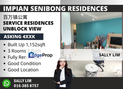 Impian Senibong @ Permas Jaya Fully Renovated Near Aeon & CIQ, Johor, Permas Jaya/Senibong