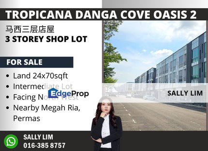 Tropicana Danga Cove Oasis 2 @ 3 Storey Shop Lot, Johor, Masai