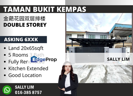 Taman Bukit Kempas Double Storey Fully Renovated Near Setia Tropika, Johor, Johor Bahru