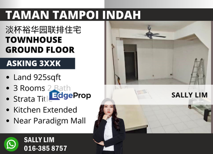 Taman Tampoi Indah @ Tampoi Townhouse Ground Floor, Johor, Tampoi