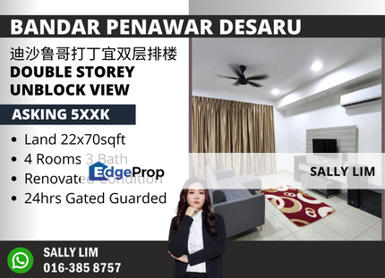 Bandar Penawar @ Desaru Double Storey Renovated 24hrs G&G, Johor, Kota Tinggi