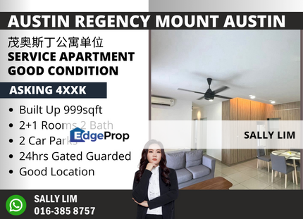 Austin Regency @ Mount Austin Good Condition 2 Parking Lots For Sale, Johor, Johor Bahru