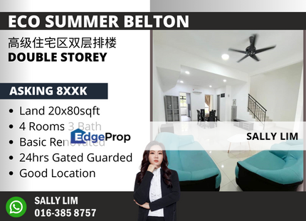 Eco Summer Belton Double Storey Terrace 24hrs G&G, Johor, Johor Bahru