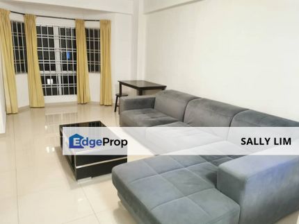 Permas Ville Apartment 3+1 Rooms & Furnished For Rent, Johor, Permas Jaya/Senibong