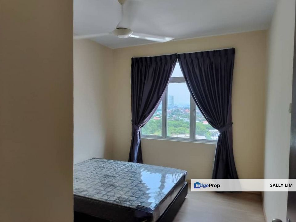 Larkin Heights Apartment 3 Rooms with Fully Furnished For Rent, Johor, Johor Bahru
