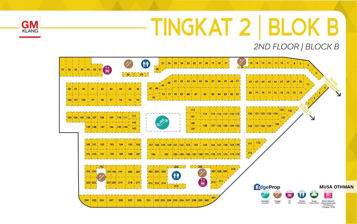 End unit 2nd Floor Retail Space, GM Klang, Selangor, Klang