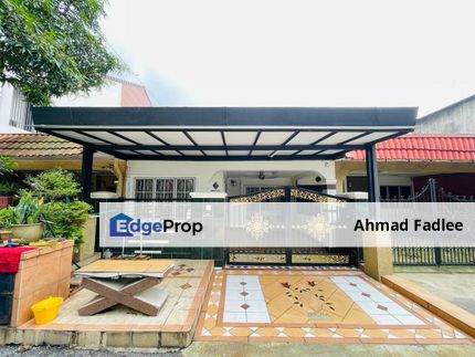 Facing Open Single Storey Terrace in Taman Bunga Raya Setapak KL For Sale, Kuala Lumpur, Setapak