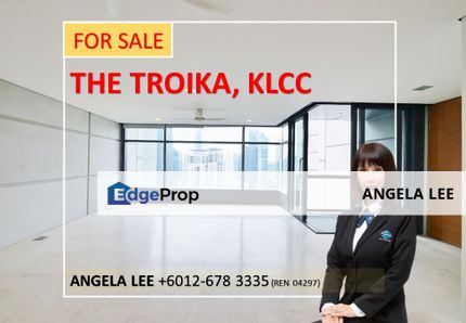 KLCC The Troika Condo 2,500sf 3 Bedroom to Let, Kuala Lumpur, KL City