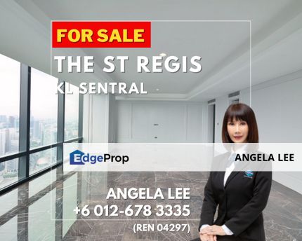 St Regis The Residences  @ KL Sentral 2,408sf 2 Bedroom for Sale, Kuala Lumpur, KL City