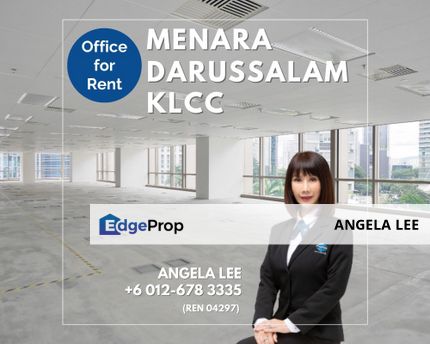 Menara Darussalam, KLCC Premium Grade A office for Rent, Kuala Lumpur, KLCC