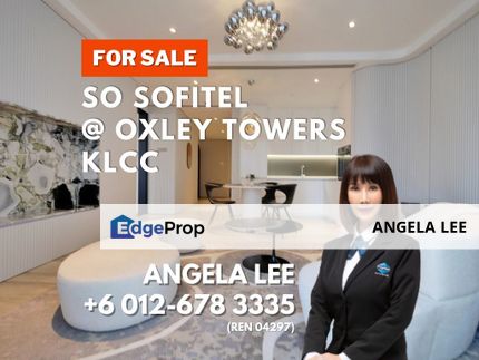 So Sofitel @ Oxley Towers KLCC 815sf 1 Bedroom & 1 Study for Sale, Kuala Lumpur, KLCC