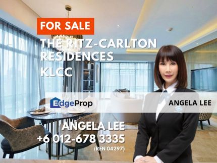 The Ritz-Carlton 1,636sf Luxury Branded Residences @ KLCC, Kuala Lumpur, KLCC