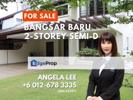 Bangsar Baru 2 Storey Semi-D House with Private Pool for Sale, Kuala Lumpur, Bangsar