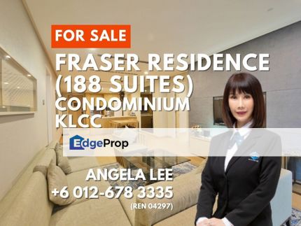 Fraser Residence (188 Suites) 1,718sf KLCC Views, Kuala Lumpur, KLCC