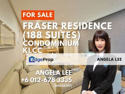 Fraser Residence (188 Suites) 1,718sf KLCC Views, Kuala Lumpur, KLCC