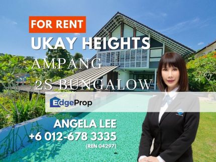 Ukay Heights Bungalow with swimming pool for Rent @ Ampang, Selangor, Ampang
