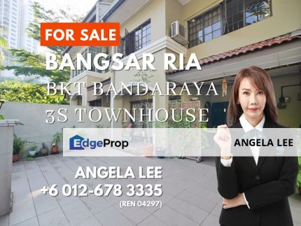 Bangsar Ria at Bukit Bandaraya 3-Storey Upper Unit Townhouse for Sale, Kuala Lumpur, Bangsar