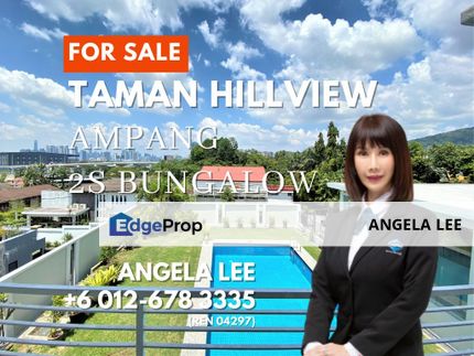 Taman Hillview 2-Storey Bungalow with Private Pool for Sale, Selangor, Ulu Kelang