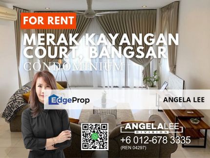 Bangsar Merak Kayangan Court 3 Bedroom Fully Furnished for Rent, Kuala Lumpur, Bangsar