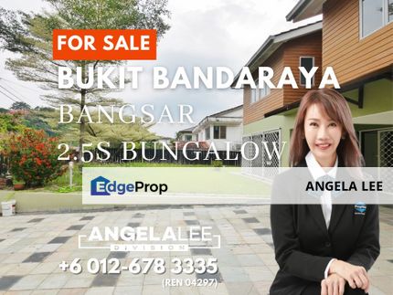 Bangsar Guarded 2.5-storey Bungalow with Big Land for Sale, Kuala Lumpur, Bangsar