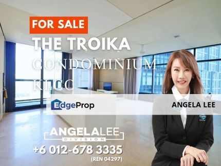 KLCC The Troika Condo 1,646sf 2-Bedroom Walking to MRT & Suria KLCC, Kuala Lumpur, KL City