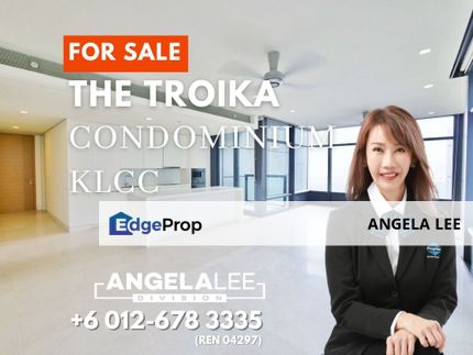 KLCC The Troika Condo 1,624sf 2-Bedroom Walking to MRT & Suria KLCC, Kuala Lumpur, KL City