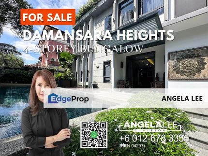 Damansara Heights 4-Storey Modern Self Built Bungalow Pool for Sale, Kuala Lumpur, Damansara Heights